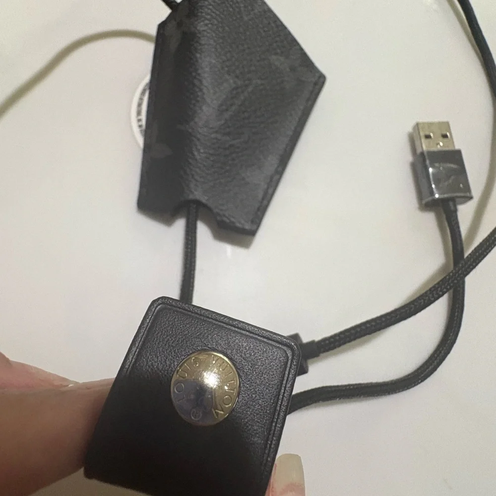 Louis Vuitton Black USB Charging Cable